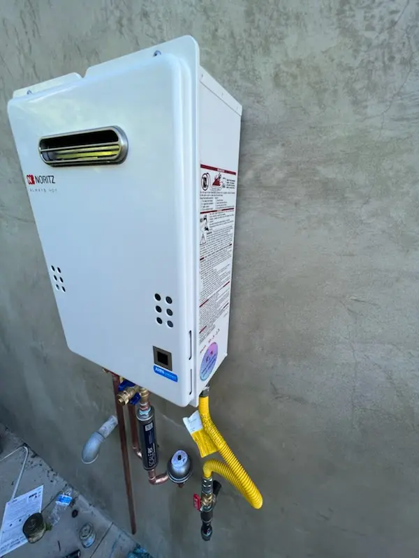 Tankless water heater installation for Brea homes